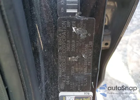 2015 Kia Forte Ex из США, поврежденный, VIN KNAFZ4A80F5264596